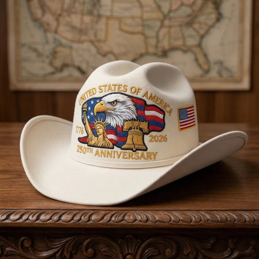 ⚡️Last Day 60% OFF -250 Years Later — Still Standing Patriotic Cowboy Hat
