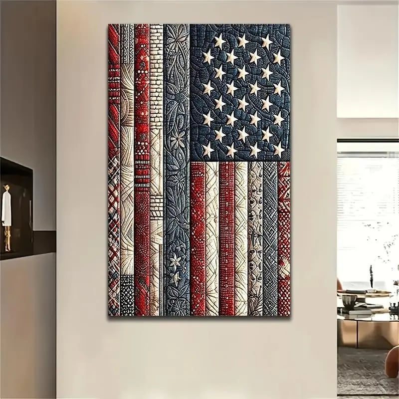 (Beginner-Friendly!)💎🇺🇸 American Flag DIY 5D Diamond Painting Kit❤️(✨Buy 2 Free Shipping)