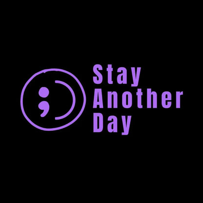 SAD Stay Another Day Mental Health Awareness Car Decal Permanent Sticker for Vehicle Windows