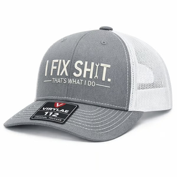 🔥LAST DAY 57% OFF-🛠️ I Fix Shit Trucker Hat – Funny Mechanic & Fixer Cap