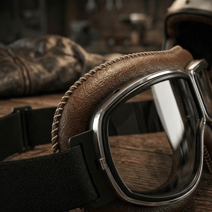 🔥Limited Time Sale 45% OFF - 🕶️ OTG Vintage Motorcycle Goggles (Fits Over Glasses)