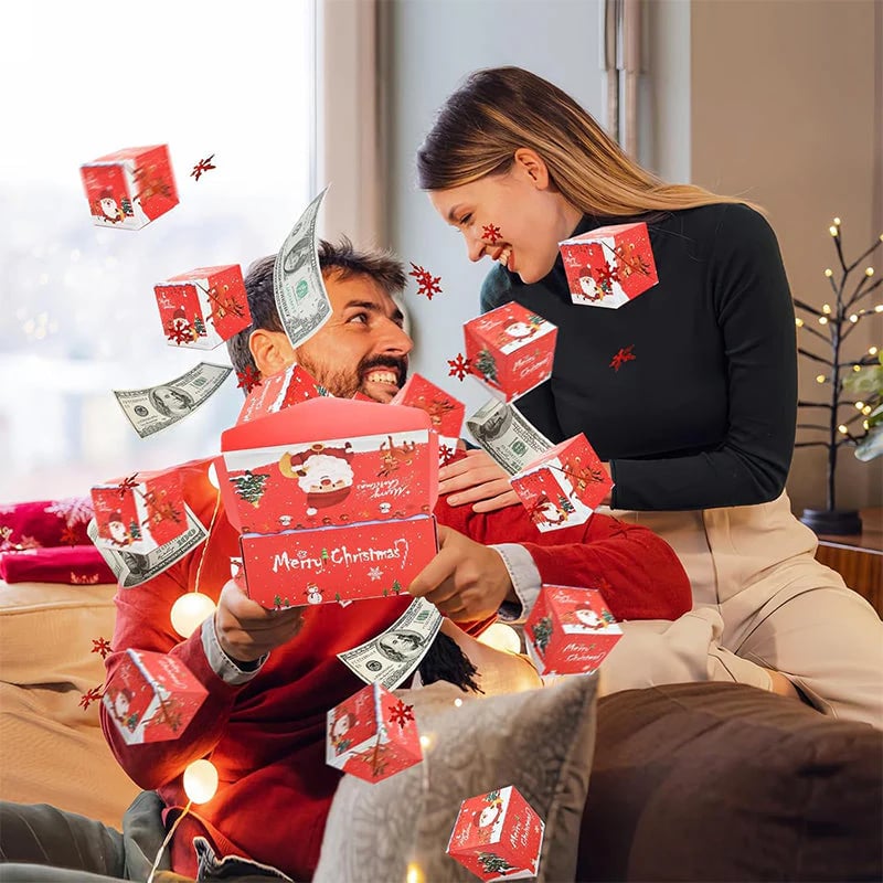 ⏰Christmas Sale 49% Off🎁Explosive Pop-Up Surprise Money Gift Box