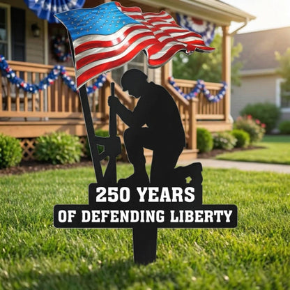💥🔥 Limited time 57% OFF! First 50 pieces enjoy 57% off! 🔥💥 ✨🇺🇸🗽 15.7" Metal Garden Stake – 🎖️ 250 Years of Defending Liberty