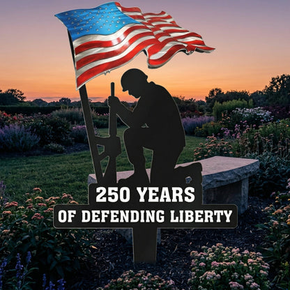 💥🔥 Limited time 57% OFF! First 50 pieces enjoy 57% off! 🔥💥 ✨🇺🇸🗽 15.7" Metal Garden Stake – 🎖️ 250 Years of Defending Liberty