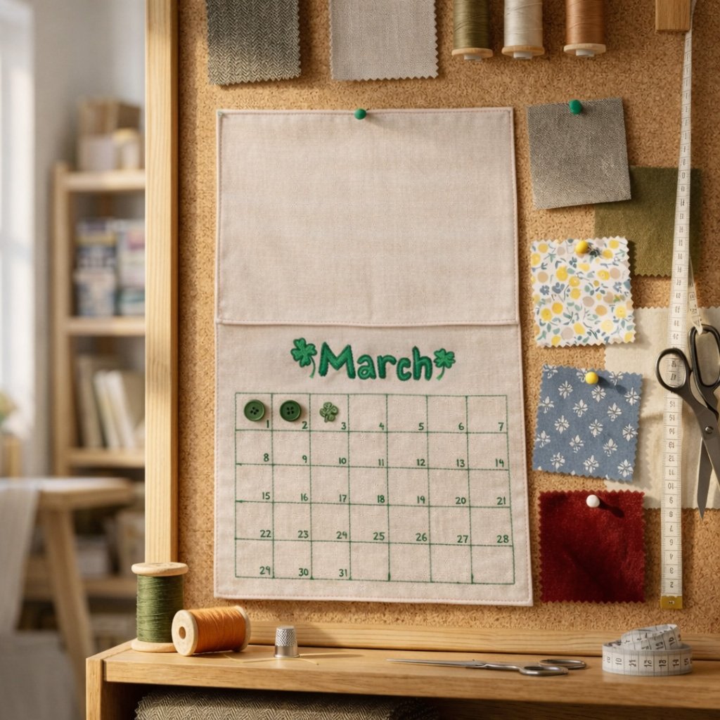 ✨📅2026 Button Calendar: Stitch Your Year One Button at a Time