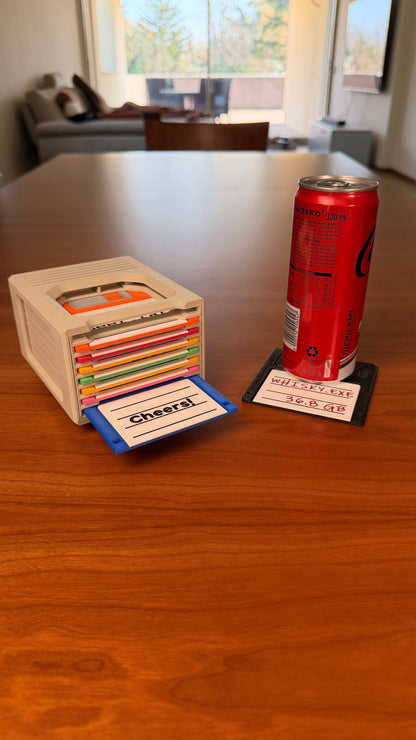 THE RETRO-TECH COASTER HOLDER