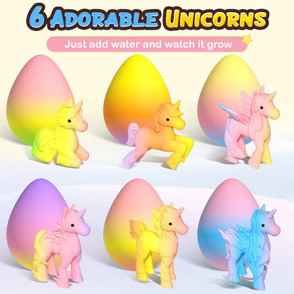 🦄Magical Hatching Unicorn Eggs 6-Pack✨