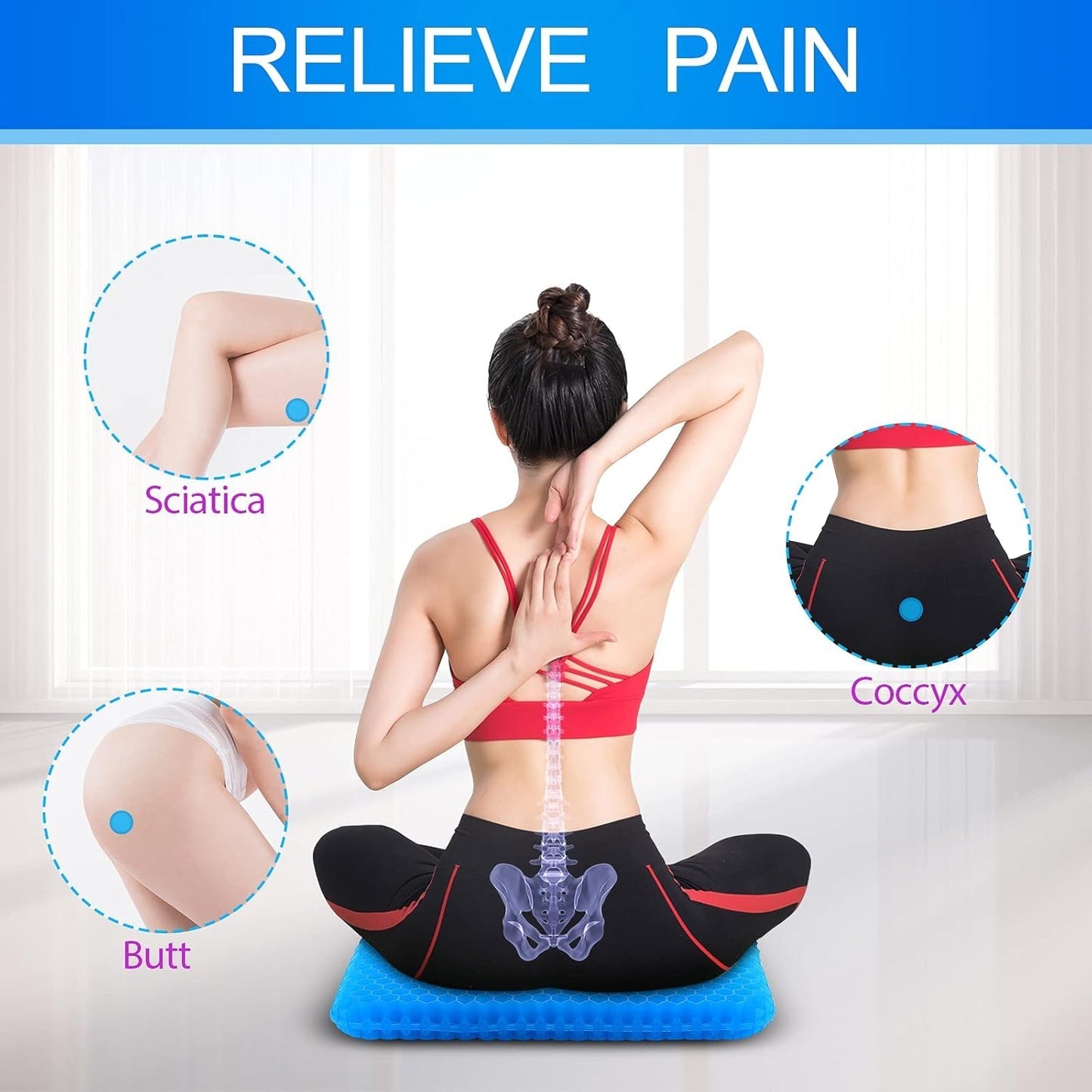 Orthopedic Gel Seat Cushion