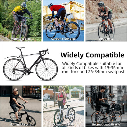 🚲  Retractable Bike Mudguards