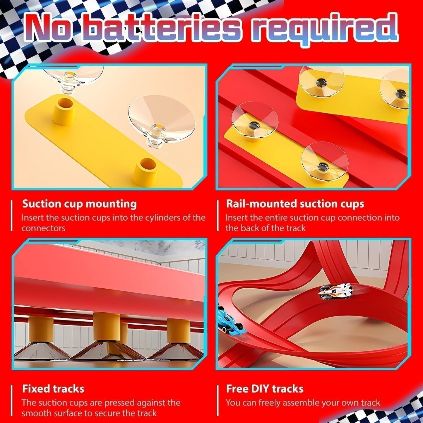 🎁Early Christmas Hot Sale 49% OFF🎅DIY Flexible Racing Track Toy