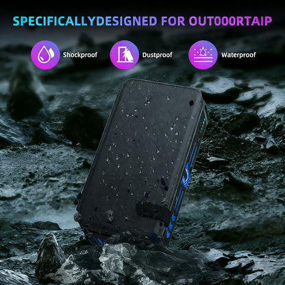 🌞 Outdoor Foldable Solar Power Bank – 20,000mAh
