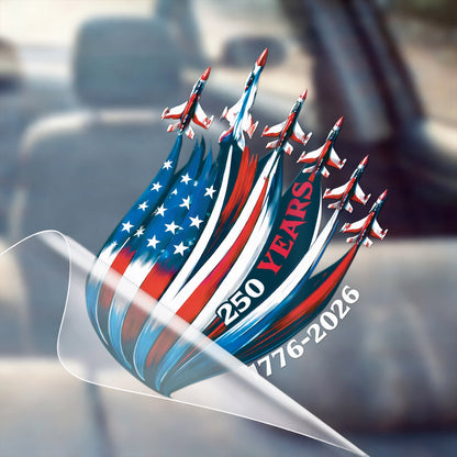 🔥 LIMITED TIME OFFER – America 250th Anniversary Decal 1776-2026 Patriotic USA Flag Car Window Sticker