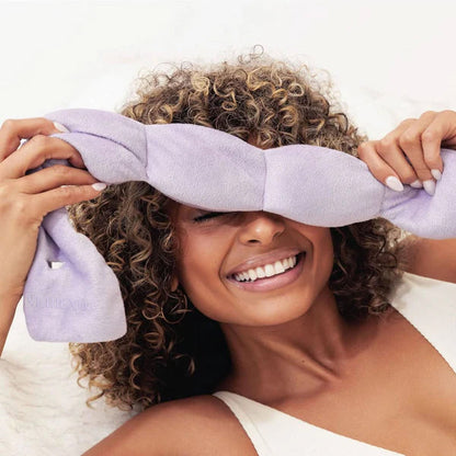 BLACK FRIDAY Vuriexo Sleep Mask - The Weighted Blanket For Your Eyes, Calming Eyemask for Deep Sleep, Side-Sleeping Friendly, 100% Blackout, Patented Strap-Free Design