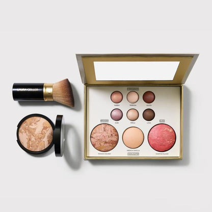 🔥 💄 Baked Starter Kit (3-teilig) | Gesichtspalette + Foundation + 🖌️Kabuki-Pinsel ✈️ Beim Kauf von 2 Stück: Kostenloser Versand