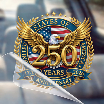🔥 LIMITED TIME OFFER – America 250th Anniversary Decal 1776-2026 Patriotic USA Flag Car Window Sticker