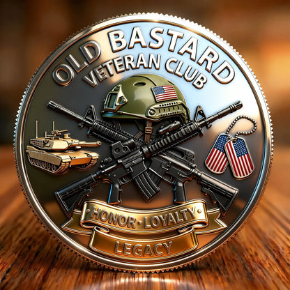 🎁Last Day 50% OFF Veterans Commemorative Coin – Honor, Courage & Brotherhood
