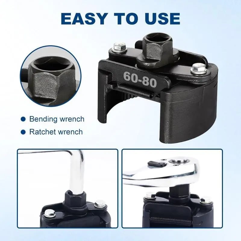 🔧 Adjustable Oil Filter Wrench