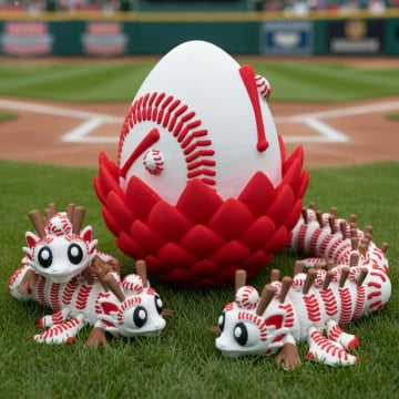 🎁LAST DAY 50% OFF-⚾ Baseball Dragons & Egg: Winged Dragon Fidget Toy