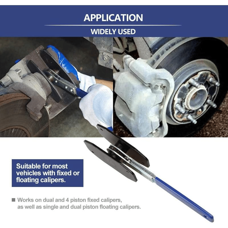 💥 🚗 360° Rotating Ratchet Brake Caliper Tool