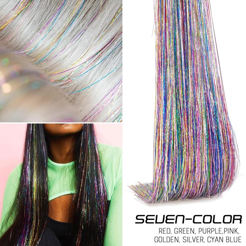 🔥 Holiday Sale 🎁 Clip in Hair Tinsel