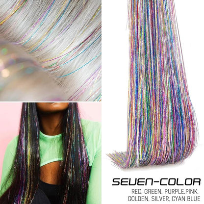 🔥 Holiday Sale 🎁 Clip in Hair Tinsel