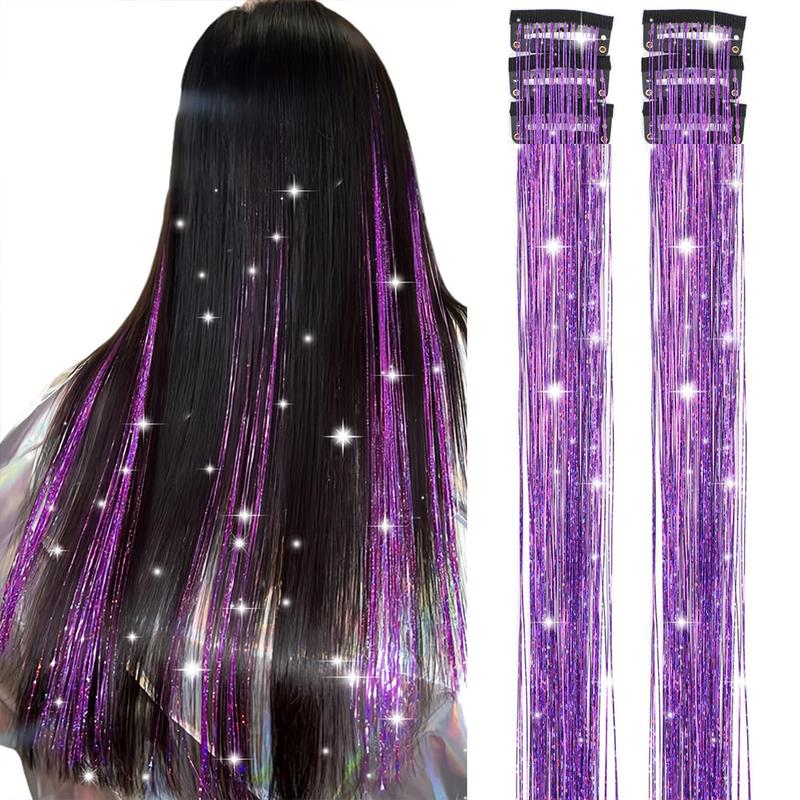 🔥 Holiday Sale 🎁 Clip in Hair Tinsel