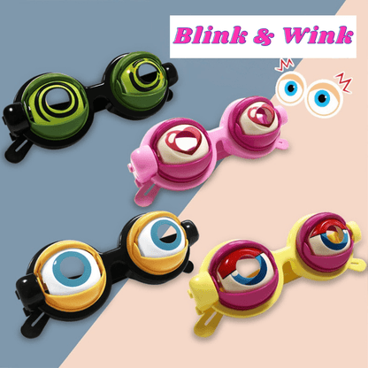 Blink & Wink Novelty Glasses - The Ultimate Selfie Accessory!