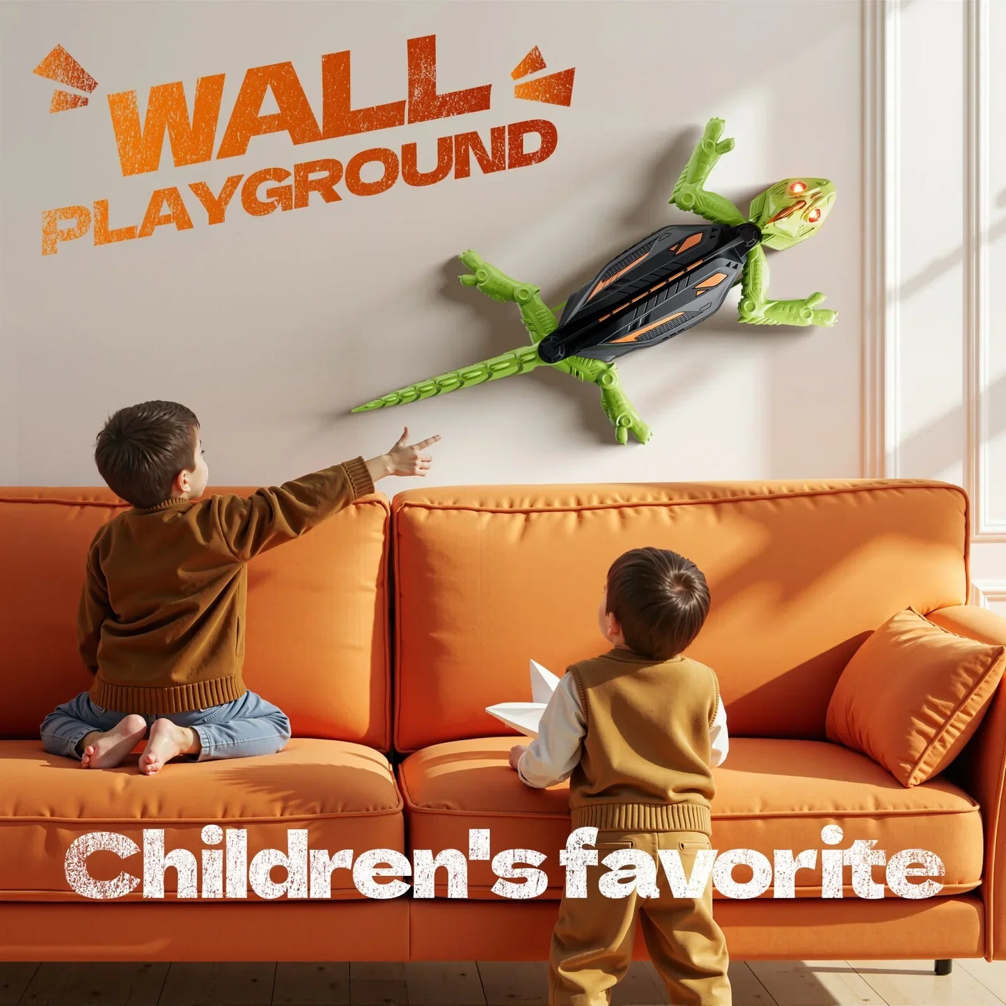 Wall Climbing Lizard