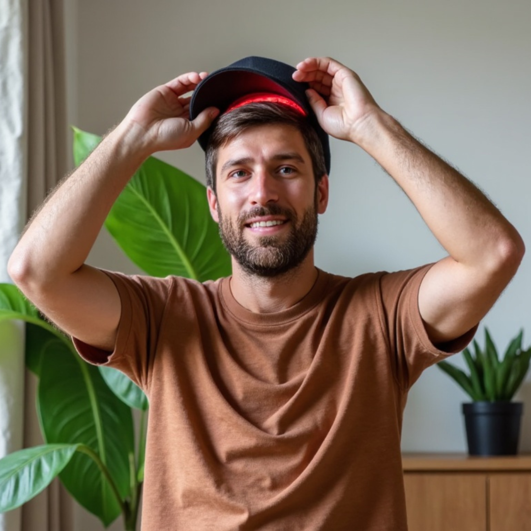 🧢 50% OFF – Advanced Red Light Therapy Hair Growth Cap | Thicker, Fuller Hair at Home