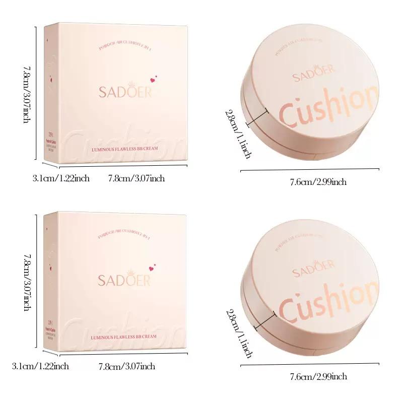 2-in-1 Air Cushion BB Cream & Concealer Duo — Full-Face Coverage