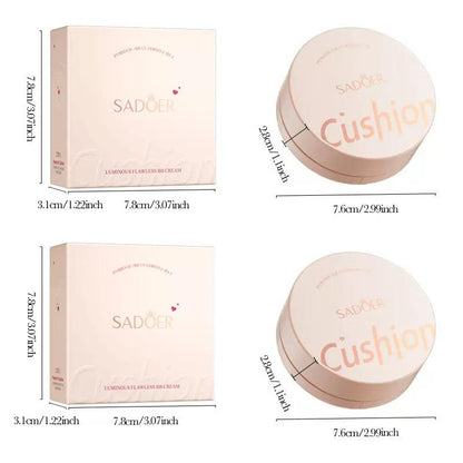 2-in-1 Air Cushion BB Cream & Concealer Duo — Full-Face Coverage