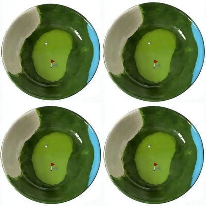Hand-Painted Golf Bowl