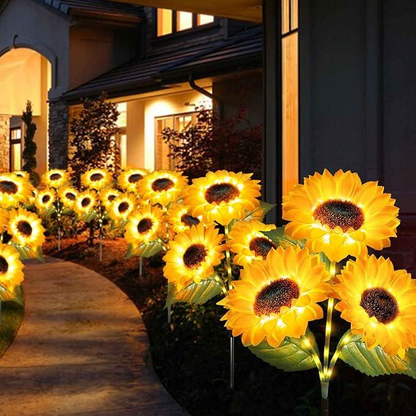 🌻Mother's Day Sale 49% OFF- 🌞2026 Upgraded Solar Sunflowers | Realistic Nighttime Glow