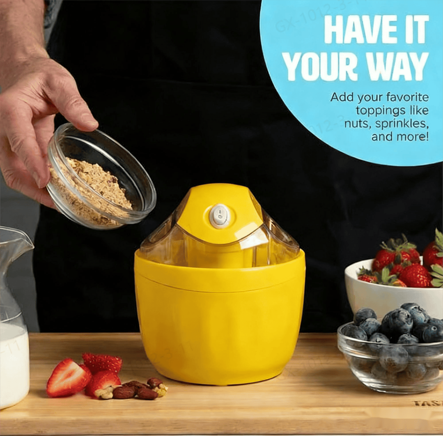 🔥Hot Sale 49% off🌟🍨KitchenHQ ice cream machine