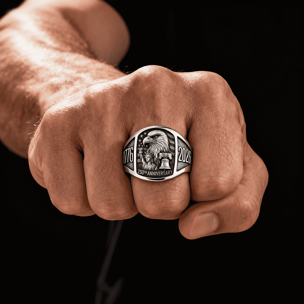 🔥Last 4 Hours Sale: 250th Anniversary Edition U.S. Heritage Ring
