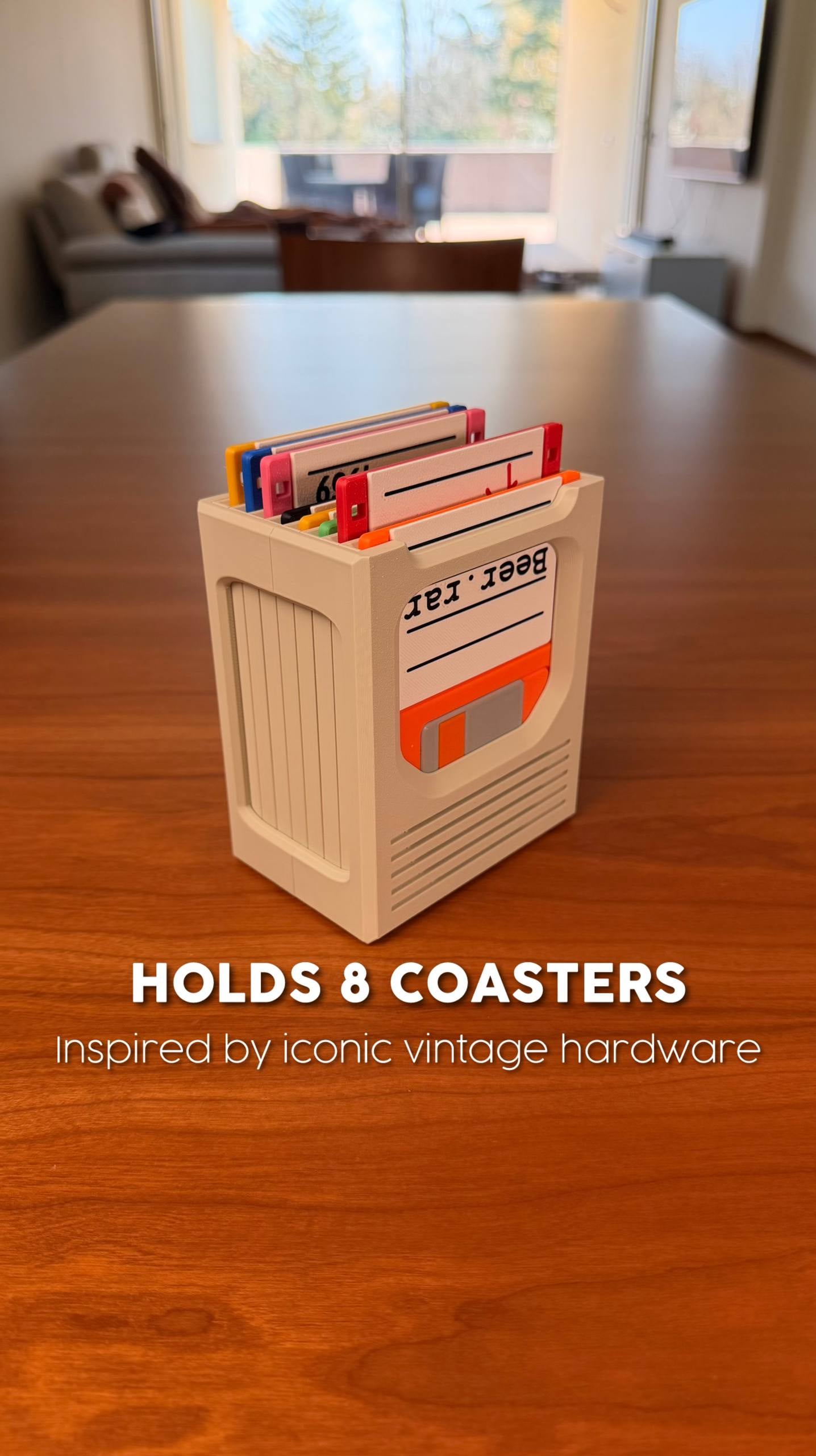 THE RETRO-TECH COASTER HOLDER