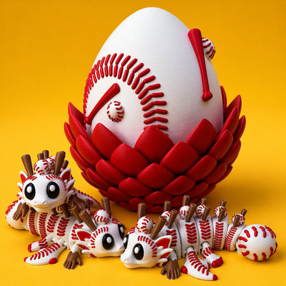🎁LAST DAY 50% OFF-⚾ Baseball Dragons & Egg: Winged Dragon Fidget Toy