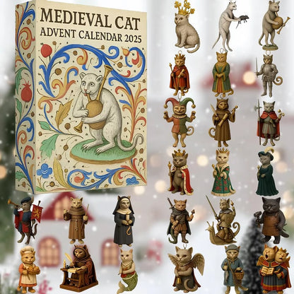🔥Limited Edition, Only 100 Sets Left! - ✨Medieval Cat Advent Calendar 2025