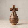 ✝️✨Proverbs 24:16 – Solid Wood Faithful Roly-Poly Ornament