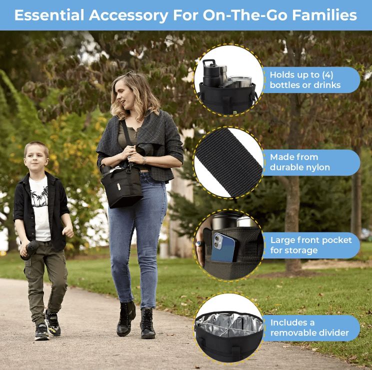 🔥Last Day 49% OFF - ✨Family Size 4 Compartment Drink Bag