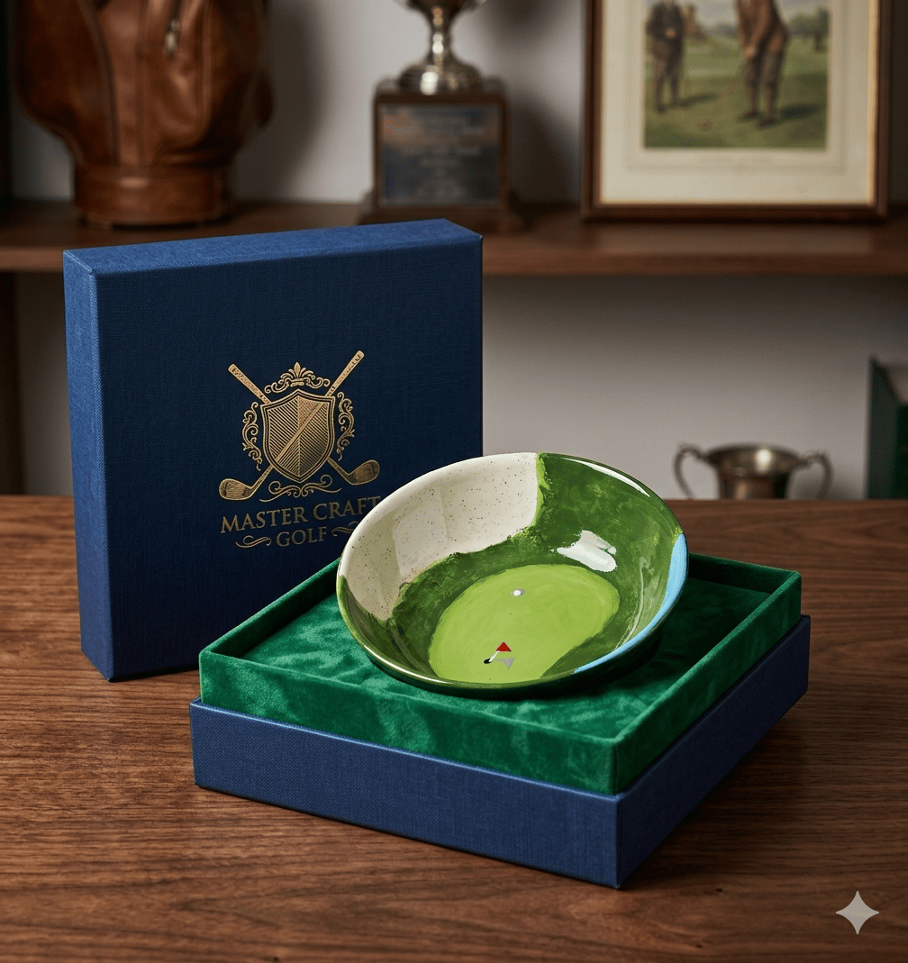 Hand-Painted Golf Bowl