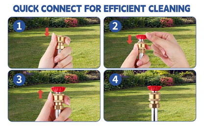🔥Last Day 49% OFF - 🛠️2026 Upgraded Heavy-Duty Jet Nozzle Power Washer for Garden Hose
