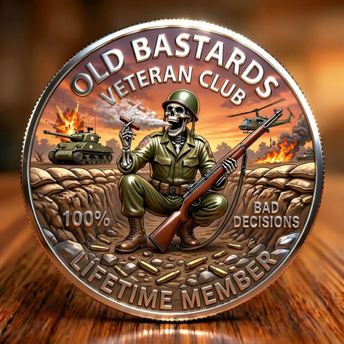 🎁Last Day 50% OFF Veterans Commemorative Coin – Honor, Courage & Brotherhood