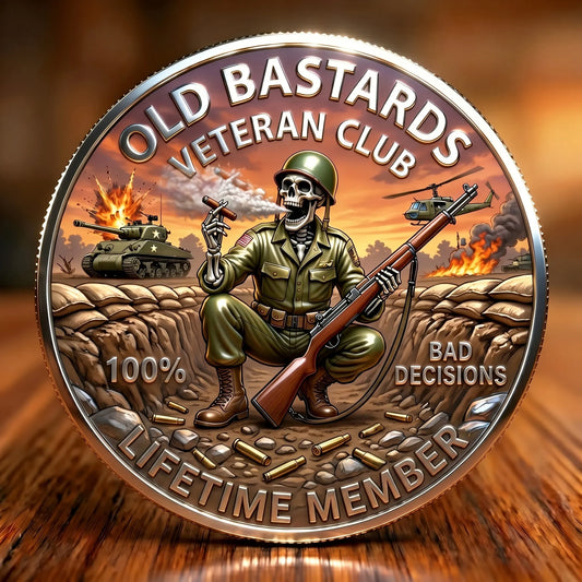 🎁Last Day 50% OFF Veterans Commemorative Coin – Honor, Courage & Brotherhood